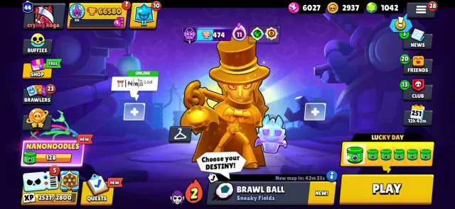 Exclusive skins, lots of resources, 3 Prime for Lily, 1000 gems, cheap region, prices 50% lower, trophies 66580, brawlers 105, primes 44