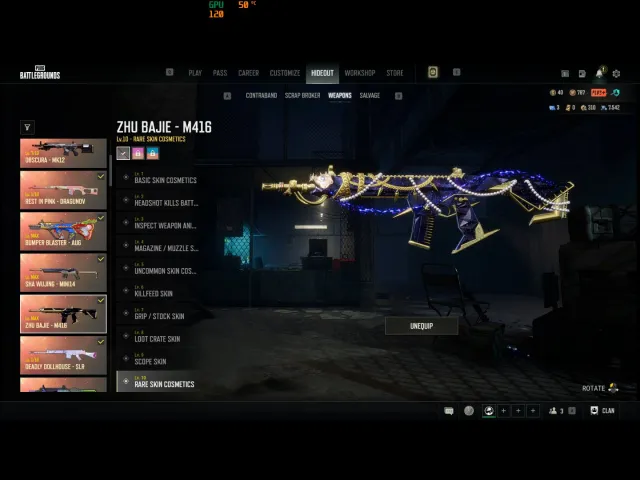 АККАУНТ PUBG, AUG — «Bumper Blaster» , M416 — «Zhu Bajie», Mini14 — «Sha Wujing», MK12 — «Obscura», Есть BATTLEGROUNDS Plus