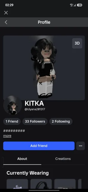 Female Roblox account 2019, Sale, Voice chat: No