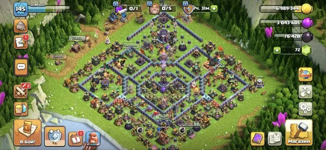 🌈💥💥【 TH 15 】⚡️145 LVL ⚡️💠ФУЛЛ 90%💠【ГЕРОИ 49/51/38/31/50/10】⚡️5 строителей⚡️💥💥🌈, 15 TH Родной Деревни, 10 TH Строителя