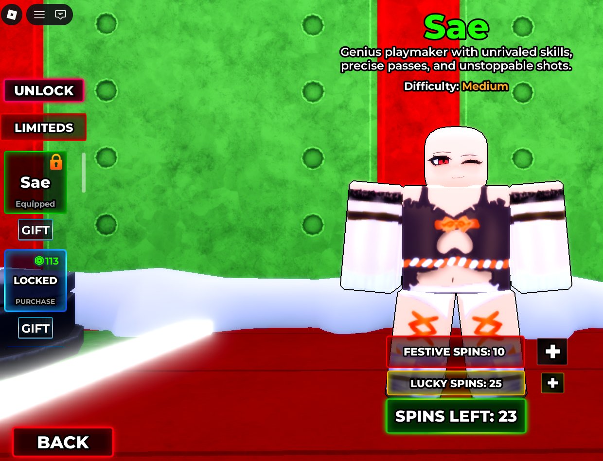 💎 Selling personal Roblox account Games Blue Lock Rivals: SAE, Sale, Voice chat: Yes