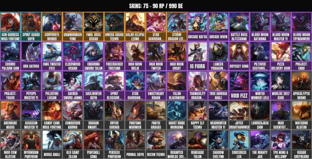 75 skins ✨ 92 champions✨ Galaxy Storm Miss Fortune✨ Spirit Guard Udyr✨ Thunder Dragon Lee Sin✨ Dawnbringer, Sale, level 118, champions 92, skins 75, No rank