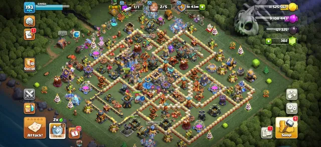 TH18 2 HEROES MAX🔥18 EPIC EQUIPMENT 🤩CHANGE NAME 500 GEMS🔥