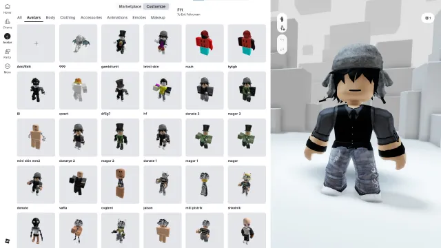📦 Selling a Roblox account with a donation of 2000+ Robux, Sale, Voice chat: No