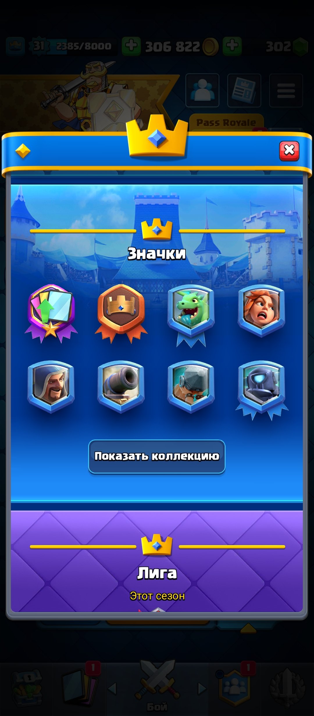 🫐🌀 BS 26K+CLASH ROYALE 6500🌀🫐FIERCE PUMPING 🫐🌀, trophies 29000, brawlers 81