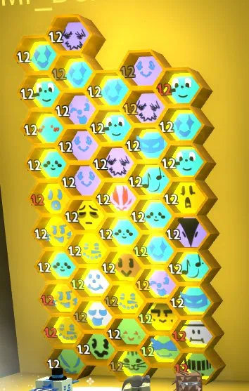 💠BLUE HIVE💠 | 💠47 bees💠 | ⚡12 LVL | 🏷️800B total | Diamond Mask + 34/40 SSA + GAMEPASS, Accounts
