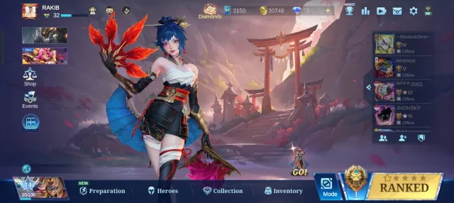Lukas Naruto Shippuden, 🎆 Wanwan Collector, 💎 Valir Collector, 🎀 Floryn Sanrio Characters, Sale, Rank: Unranked, Level: 1, Winrate: 1%, Heroes: 1, Skins: 1