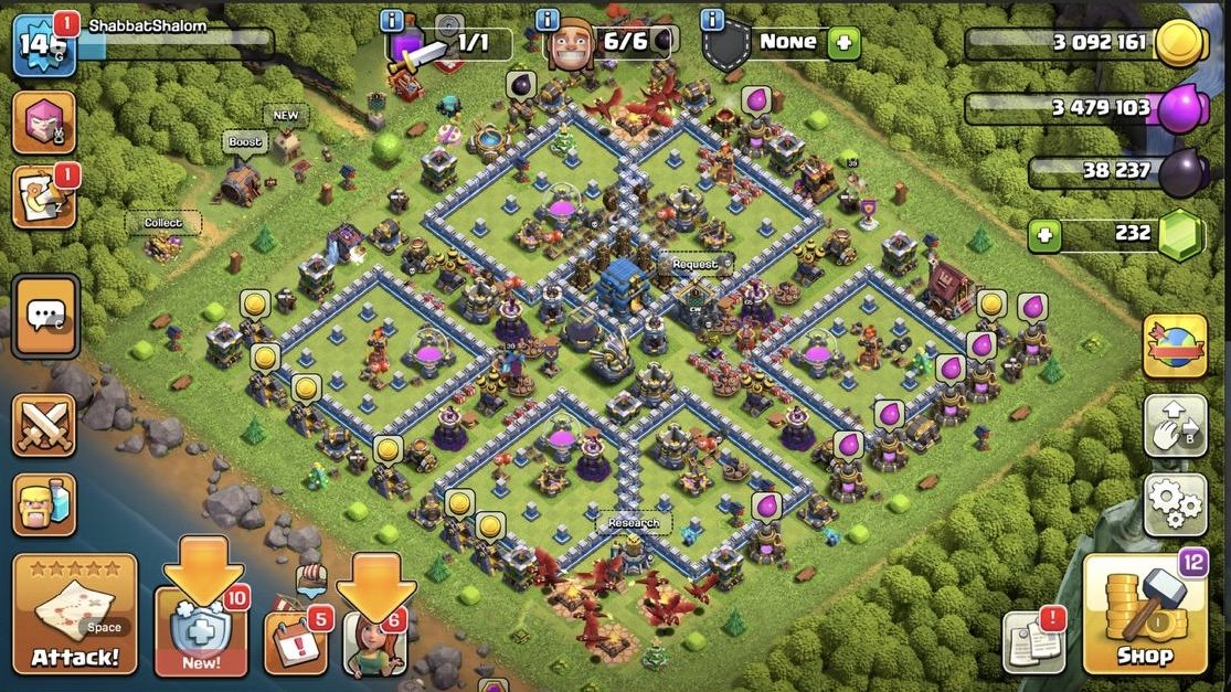 ‼️ MAX 100% TH 12 ‼️ HEROES: 59/65/39/39 ‼️, 12 TH Main Village, 10 TH Builder