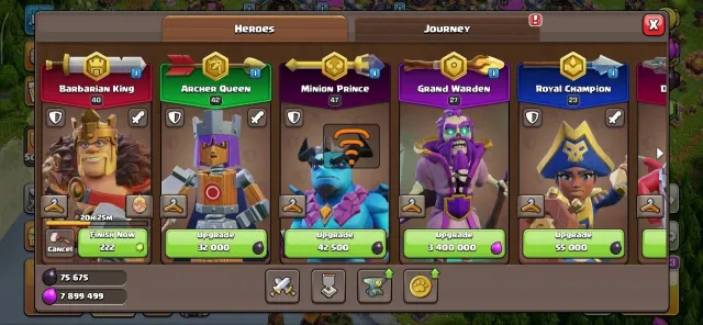 #VC104 Max Th17 / BH10 / Full Profile Unlocked / Hero(40,42,47,27,23,12) / 7x EPIC EQ./ 8x Skins, 17 TH Родной Деревни, 10 TH Строителя