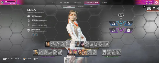 ☑️EA+STEAM+PSN+XBOX☑️LVL 45☑️SILVER RANK☑️8 LEGENDS☑️11 LEG ITEMS☑️600 LT☑️, Silver, 45 level, Relic: No