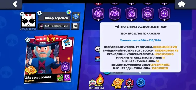 TOP ACCOUNT FOR MAIN, ABOUT 300K GEMS IN SKINS, MORE DETAILS IN DESCRIPTION, 69500 trophies, 107 brawlers, 40 primes