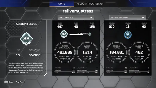 Apex Legends EA | LVL 82 | Diamond II S30 | Легендарки + много Epic скинов, Алмаз, 82 уровень, Реликвия: Нет