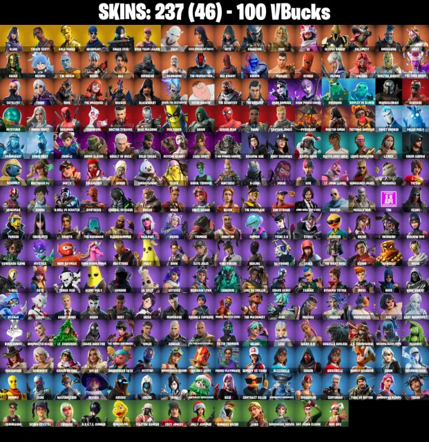 (PC/PSN/XBOX) | 172 Skins | Master Chief | Fixer | Arcane Jinx | Naruto Uzumaki | Malik, Verkauf, Skins 172