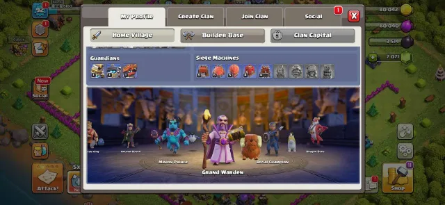 TOWN HALL 18 🦢 BUILDER HALL 6 🦢 🍀 BUILDERS 5 🍀 ☄️ LEVEL 92 ☄️ 🫧 GEMS 7071 🫧 🚤 AUTO DELIVERY 🚤, 18 TH Home Village, 6 TH Builder Base