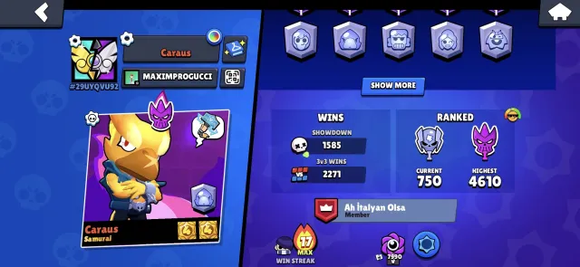 🔥 BRAWL STARS — POWERFUL ACCOUNT FOR SALE 🔥, 27300 trophies, 91 brawlers, 4 primes