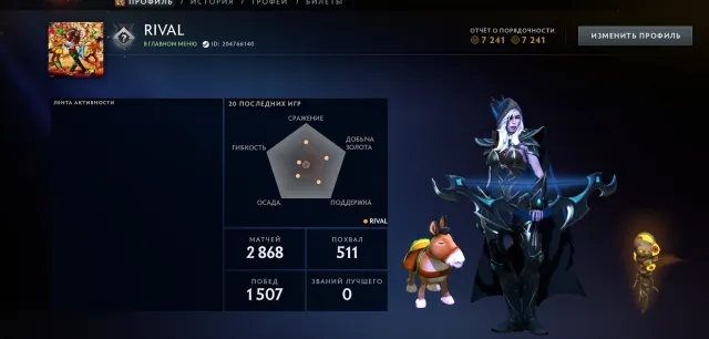 🧿💤2200MMR + ШЛЯПА НА ЭМБЕРА💎CS2 PRIME(3 МЕДАЛИ)🧊МЕЙНПУЛЛ🧿9 ЛВЛ СТИМ❄️2868 МАТЧЕЙ💤64 ЛВЛ ТРОФЕЯ🌎💎, Продажа, 2200 MMR, 7241 порядочности, 7241 вежливости, 2868 матчей