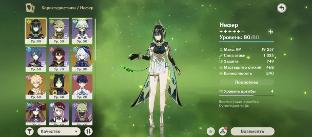 💚NEFER + CHEST OF TRUTH (nefer + sign)💚C1 FURINA C1💙, Any platform, Email linked, Iter, Levelled up, AR 54