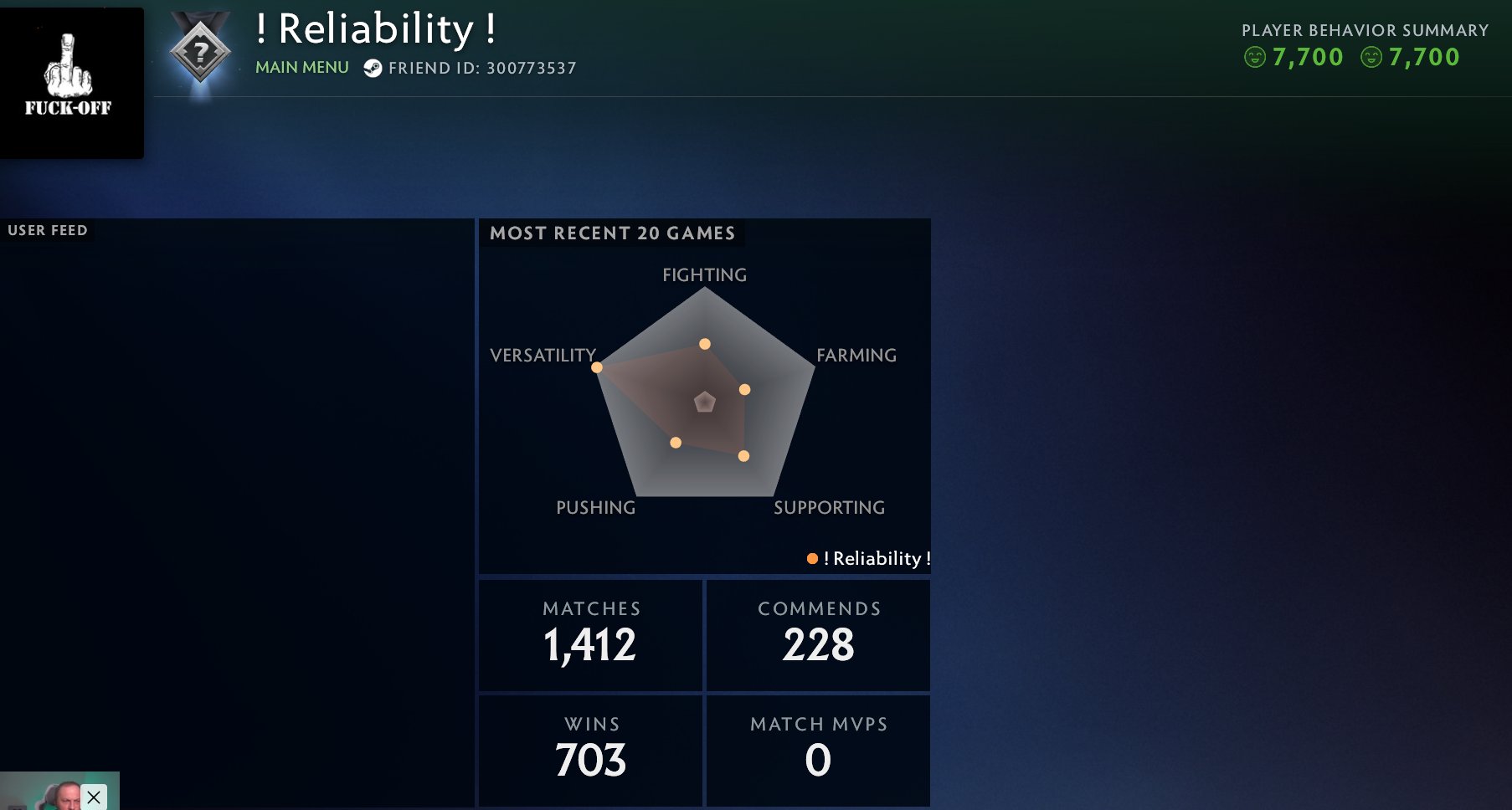 ❄️🌈 The last match of 2017 | + Mail ❄️🌈, Sale, 2765 MMR, 6562 Behavior score, 6562 вежливости, 311 games