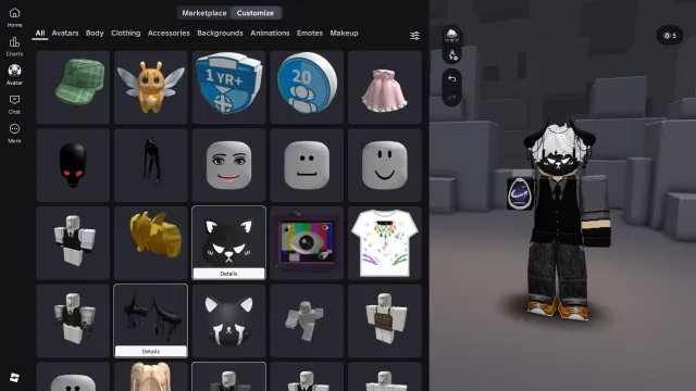 😶🌫️DONATION ACCOUNT 2350+ ROBUX DESCRIPTION😶🌫️, Sale, Voice chat: No