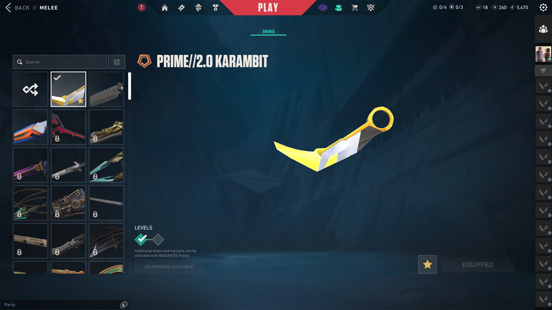 ⚡💛 PRIME KARAMBIT + PRIME VANDAL + ORIGIN + FORSAKEN OPERATOR 💛⚡, Sale, Gold 1, Agents: 22, Skins: 17