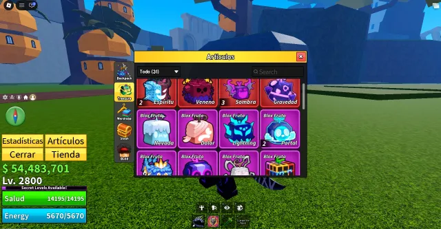 🟢24/7 ACTIVE👑TOTAL 83K R$👑MAN ACC👑BLOX FRUIT PERM DRAGON, BUDDHA, GAS, TREX, TIGER, 16 PERM FRUITS 👑, Продажа, Voice chat: Нет