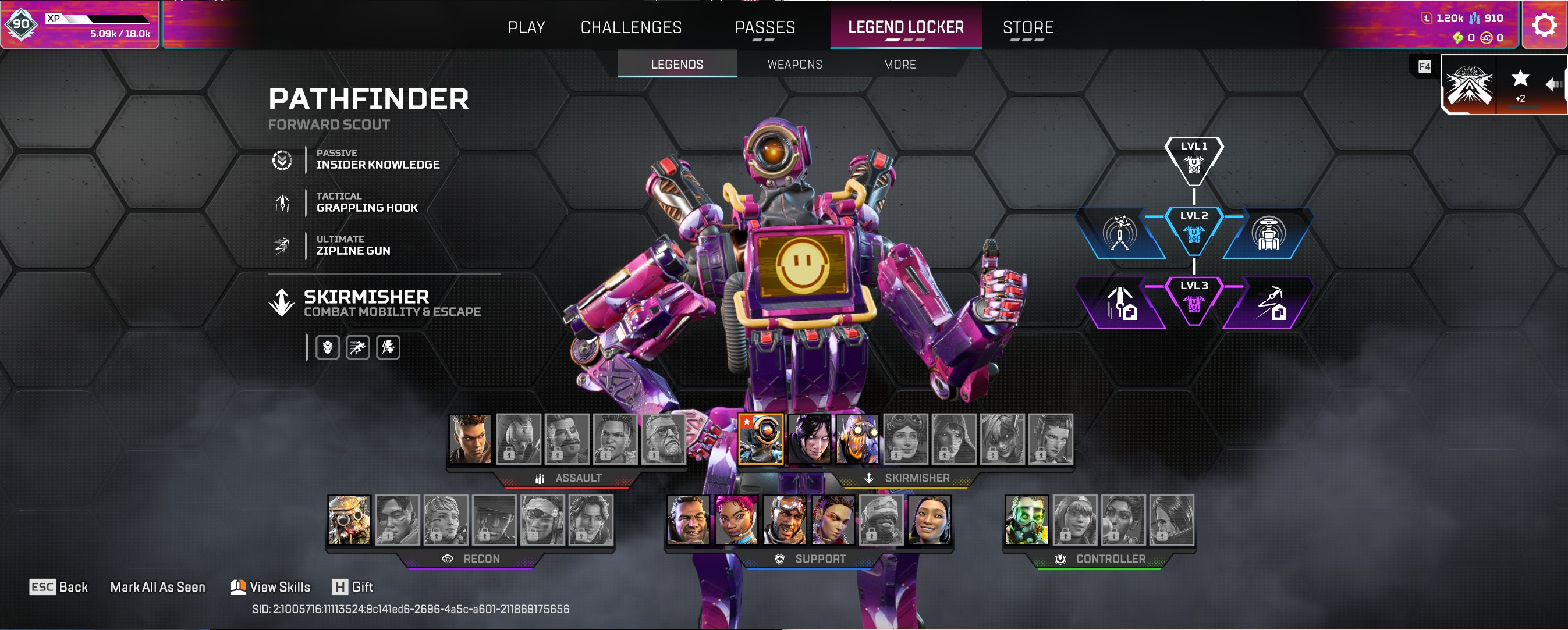☑️EA+STEAM+PSN+XBOX☑️LVL 91☑️SILVER RANK☑️11 LEGENDS☑️21 LEG ITEMS☑️1.2K LT☑️FULL ACCESS☑️, Bronze, 90 level, Relic: No