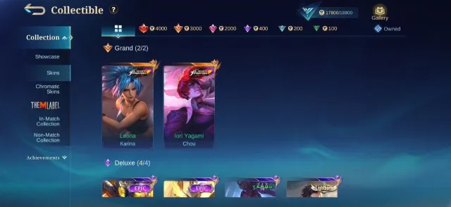Kof chou💥kof karina💥epic irithel💥epic uranus💥venom hanabi💥lightbrom granger💥emblem, Продажа, Ранг: Эпик, Уровень: 36, Процент побед: 58%, Герои: 66, Облики: 81