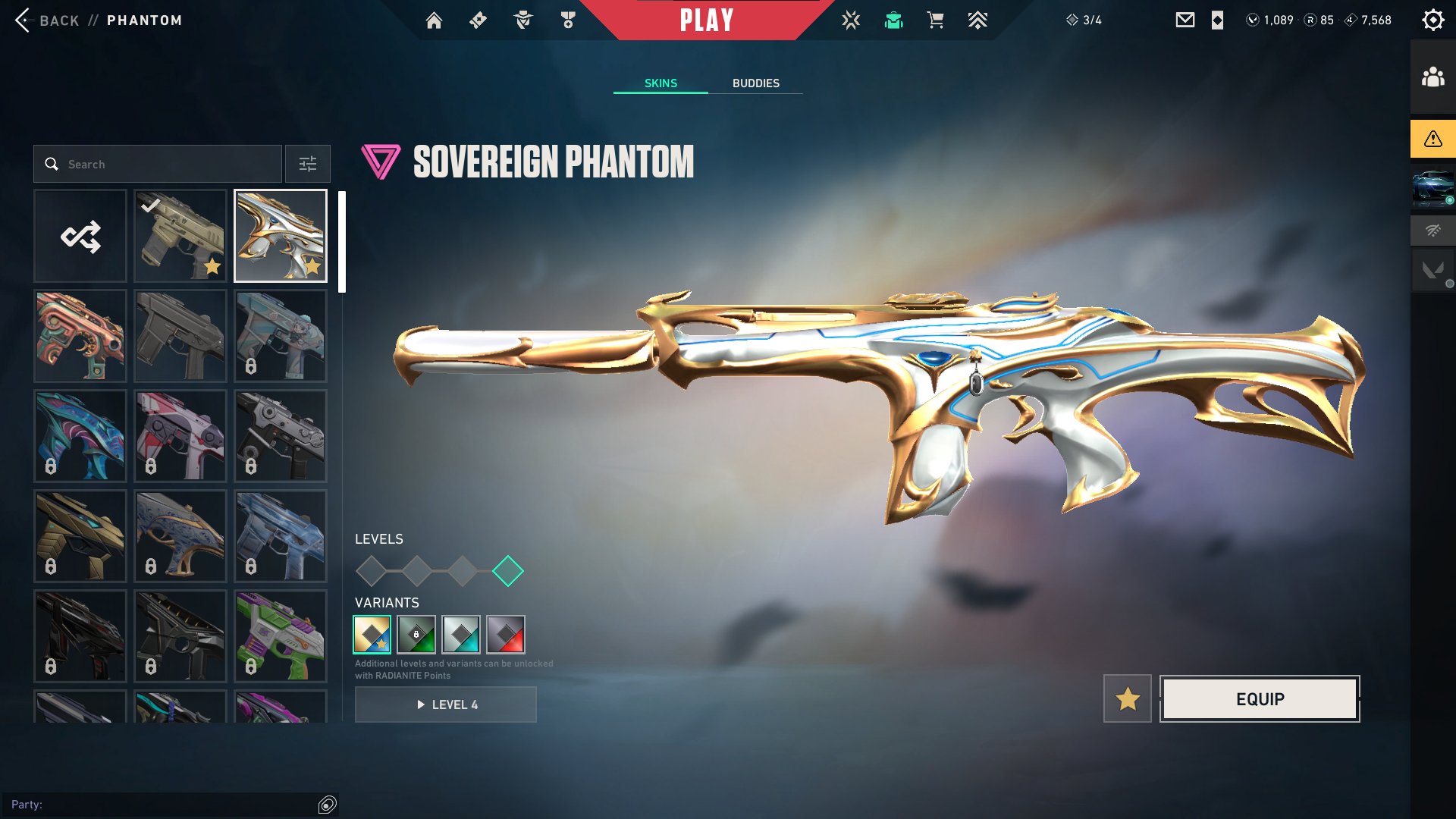 23 skins | 2 knives | ~ 18,050 VP Inventory Cost, Sale, Platinum 1, Agents: 25, Skins: 23