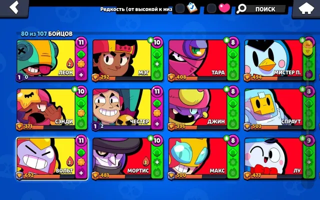 🔥 Selling an old account [BRAWL STARS] 🎮 Account created in 2020 📅, 30712 trophies, 80 brawlers, 4 primes