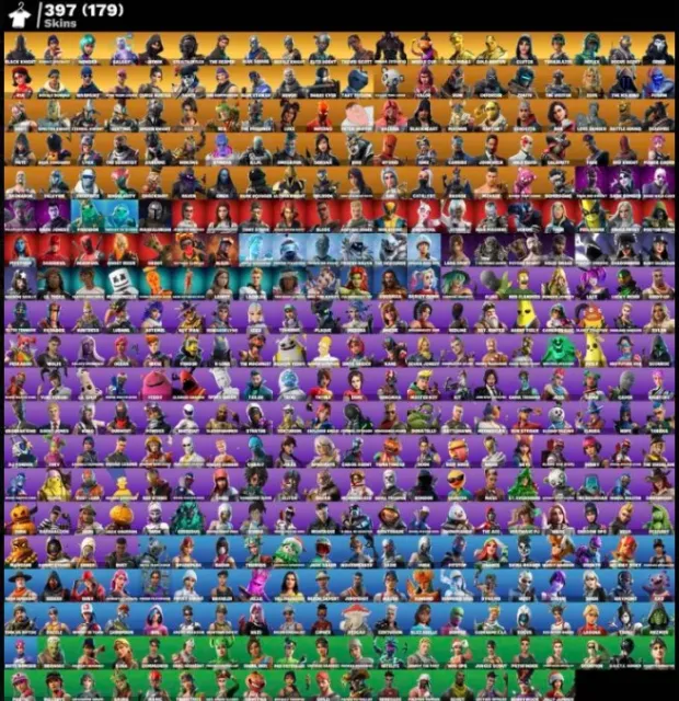 🔥Чёрный Рыцарь🔥Galaxy🔥Travis Scott🔥Wonder🔥Ikonik🔥Minty🔥Старый аккаунт!, Продажа, скины 397
