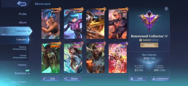 Account for sale, Sale, Rank: Mythic, Level: 94, Winrate: 58%, Heroes: 128, Skins: 210
