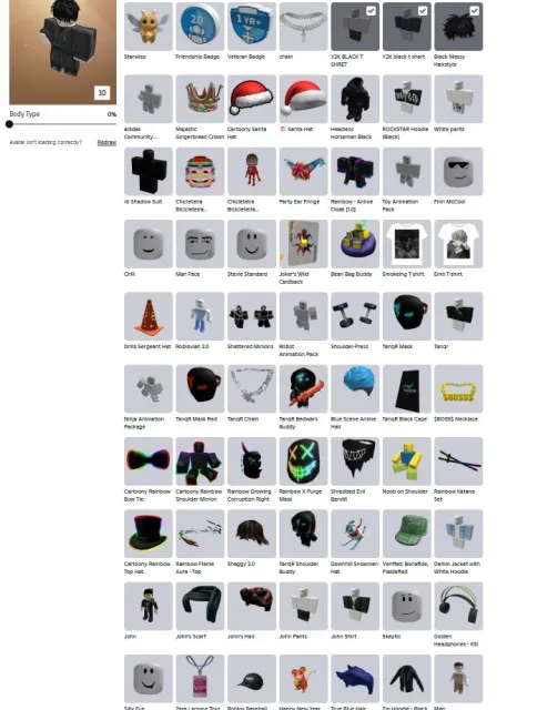 🔥💸 BIG SALE! 51,000+ TOTAL ROBUX SPENT 💸 🌸 MALE / BOY ACCOUNT 🌸 🖤 SKINS + ACCESSORIES + ANIMATIONS <, Sale, Voice chat: No