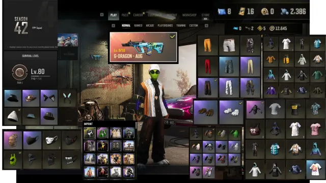 🔥[PROGRESSIVE] G-Dragon Lvl 9 + 8 Schematics, 2386 polymers, Есть BATTLEGROUNDS Plus