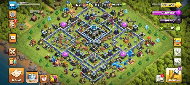 🌐 148 LVL⚡️ АВТОВЫДАЧА | ГЕРОИ 43 / 43 / 43 / 26 | СТРОИТЕЛИ 6 / 6, 13 TH Main Village, 9 TH Builder