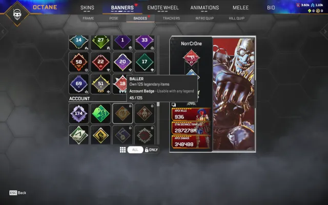 🍀 【 174 LVL 】♦️ 45 LEGEND SKINS♦️ EA APP + XBOX + PSN♦️ ПОЛНЫЙ ДОСТУП 🔑, Новичок, 174 уровень, Реликвия: Нет