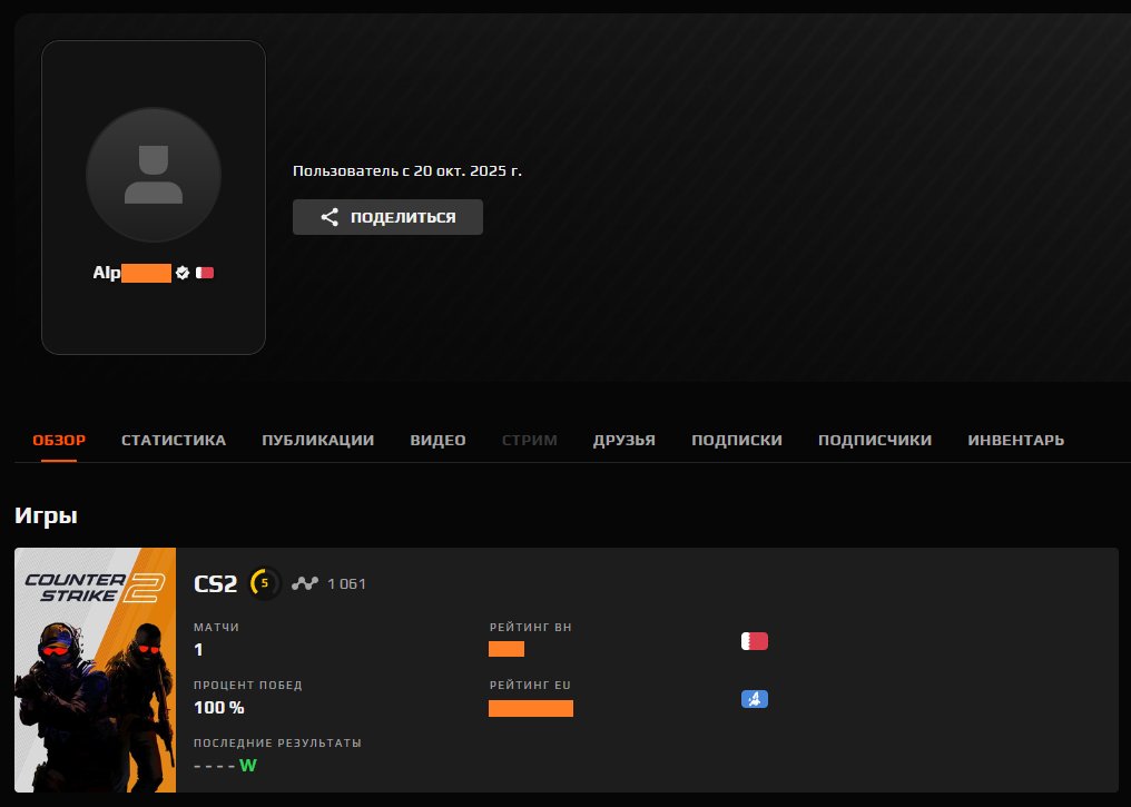 🔥 CS Prime | 🎯 Faceit LVL 5 (1061 ELO) | 🕒 0.5 часов — Готов к рейтинговым матчам!