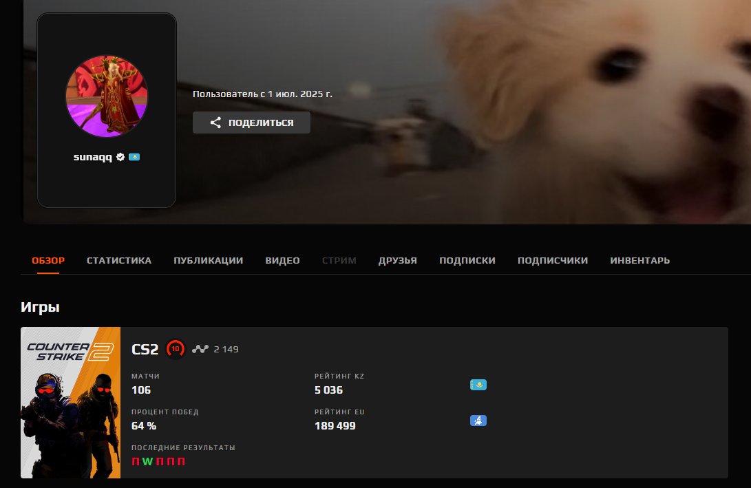 🏆 FACEIT 10 LVL | 🎯 2149 ELO | 🕒 106 matches — Ready for Competitive Play