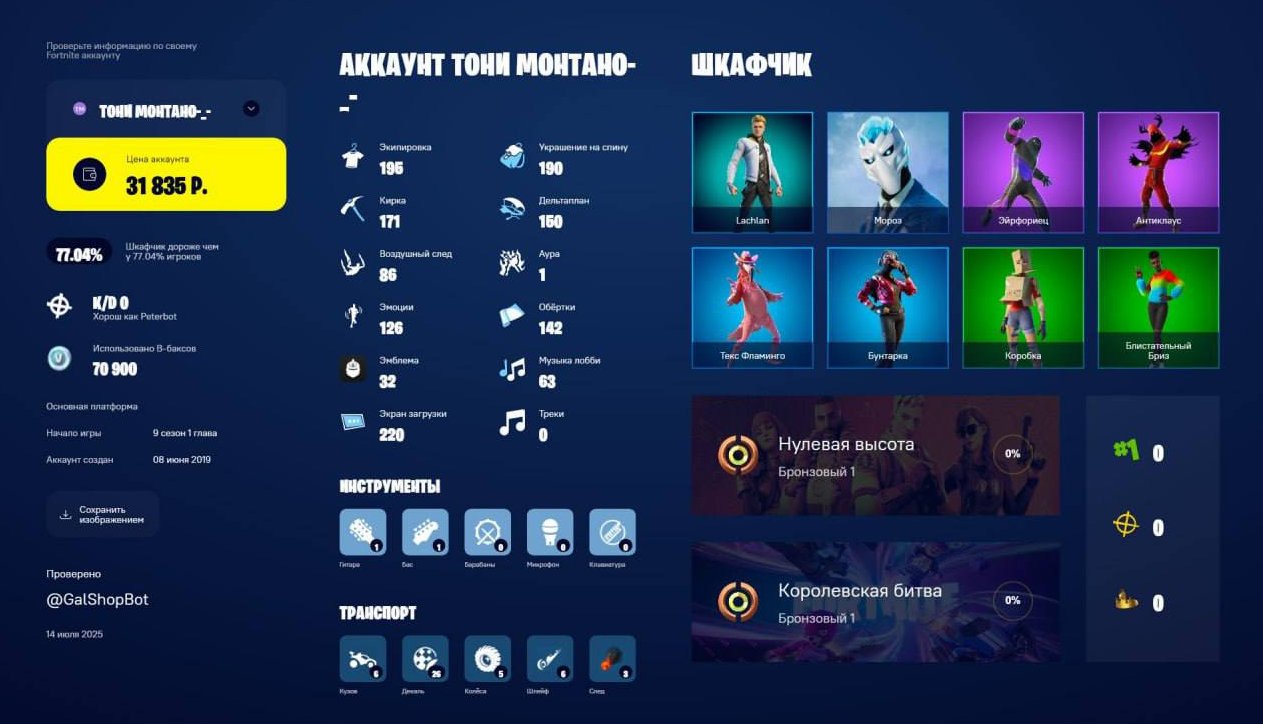 💖 196 skins | 🌟 Fortnite account