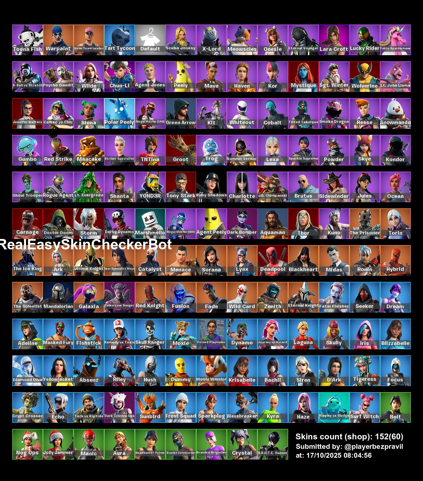 🎨 152 skins | 🌟 Fortnite account