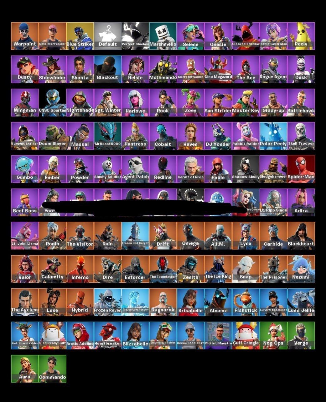 🎨 112 skins | 🌟 Fortnite account