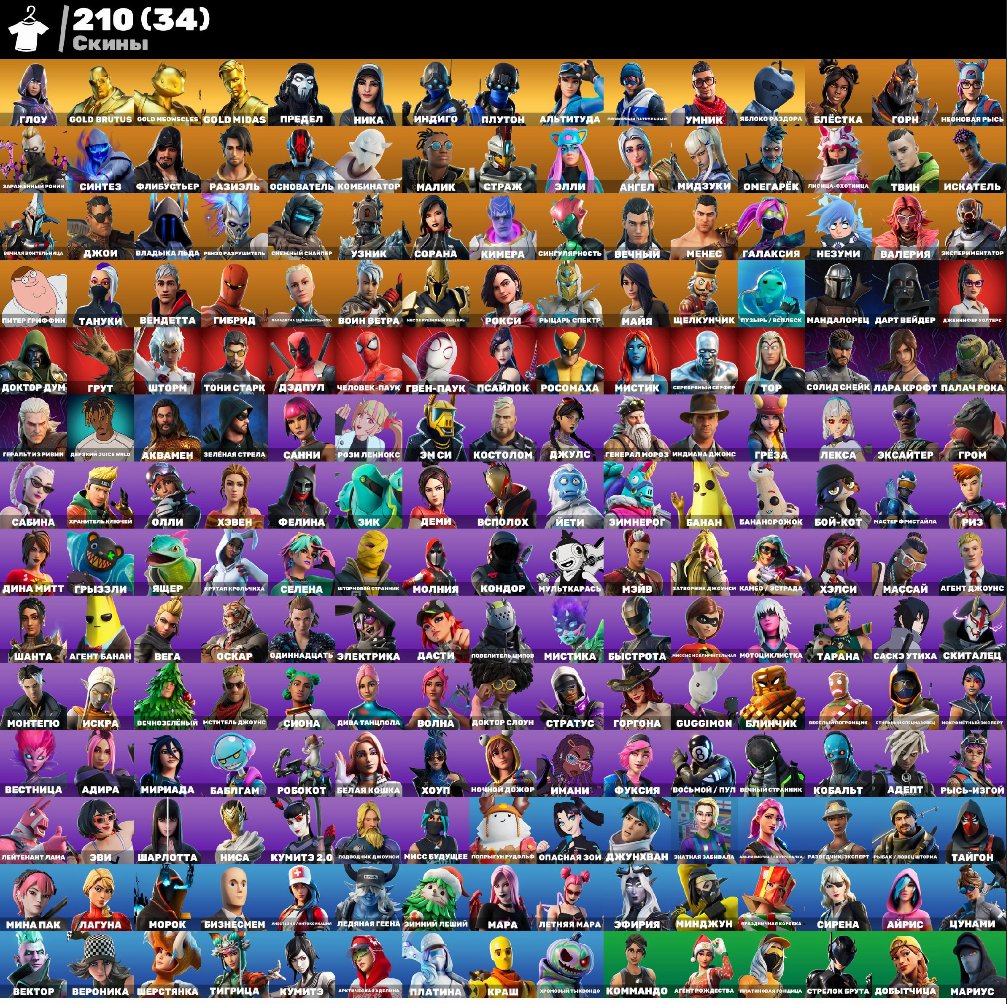 🎨 252 skins | 🌟 Fortnite account