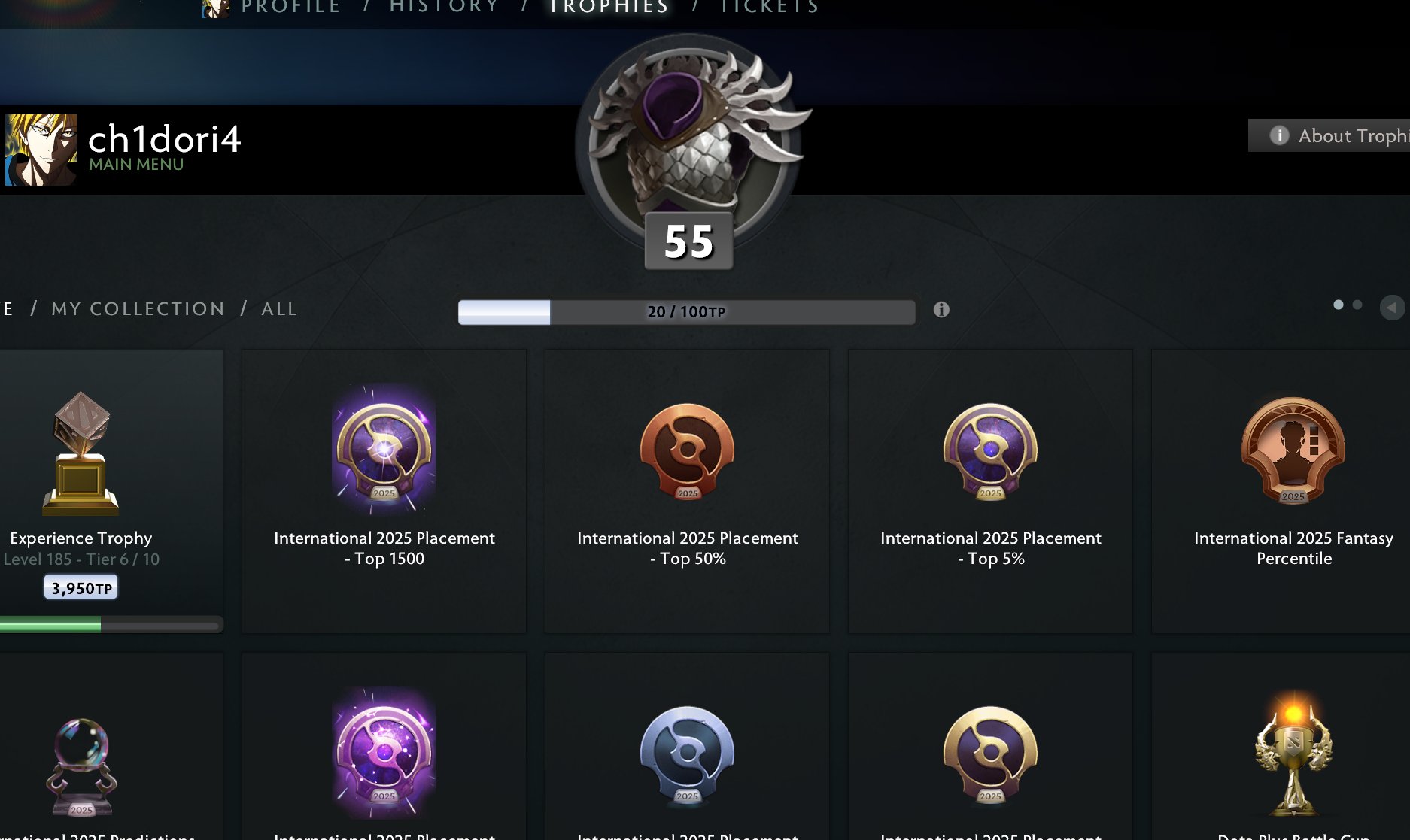 🏅 MMR 1000 | 🕒 2001 годин | 🛡 10700