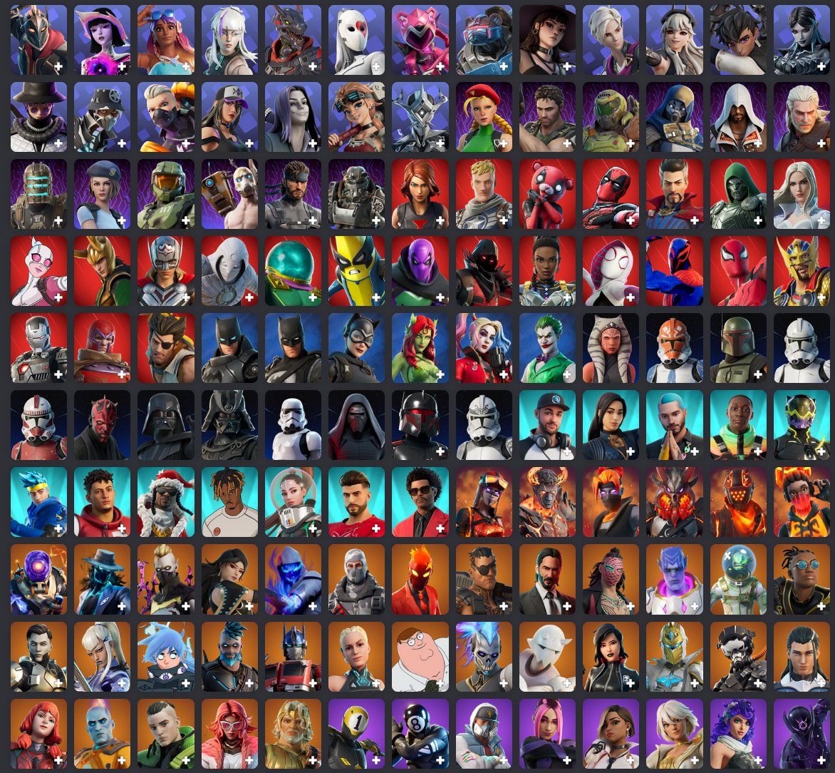 🎨 283 skins | 🌟 Fortnite account
