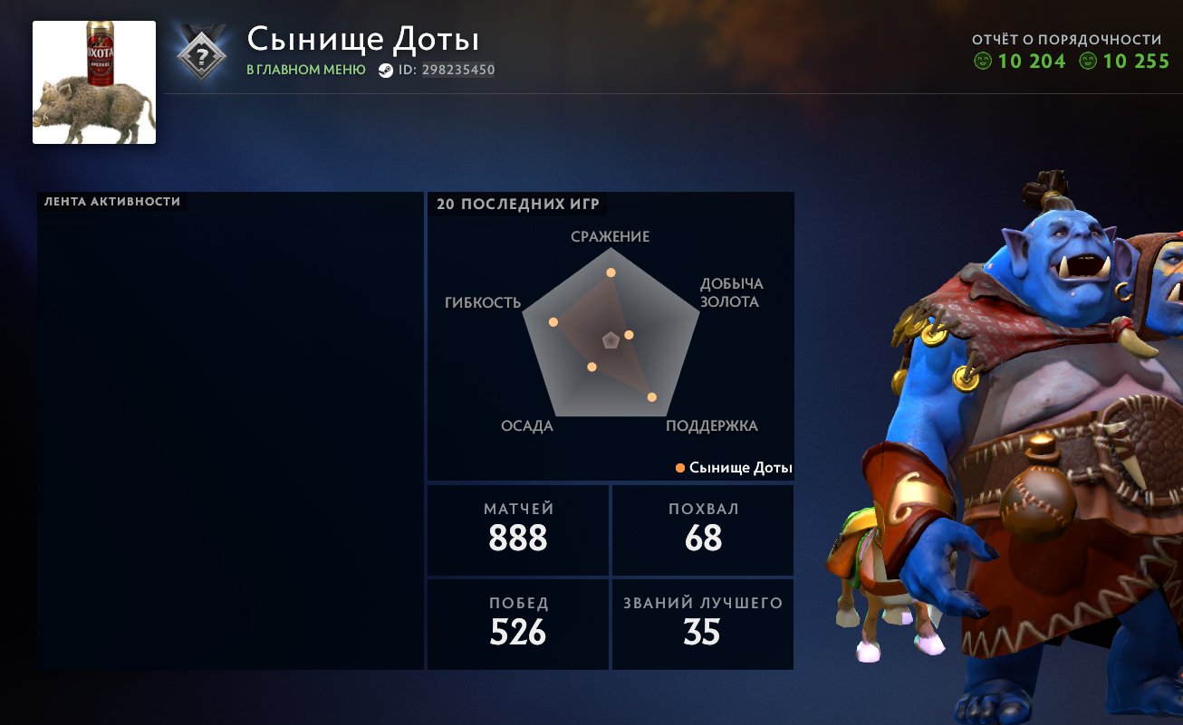 🏅 MMR 5800 | 🕒 917 hours | 🛡 10204