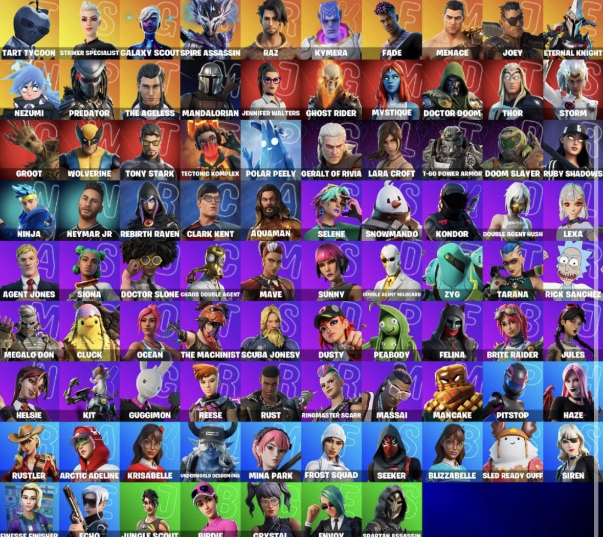 🎨 87 скінів | 🌟 Fortnite акаунт
