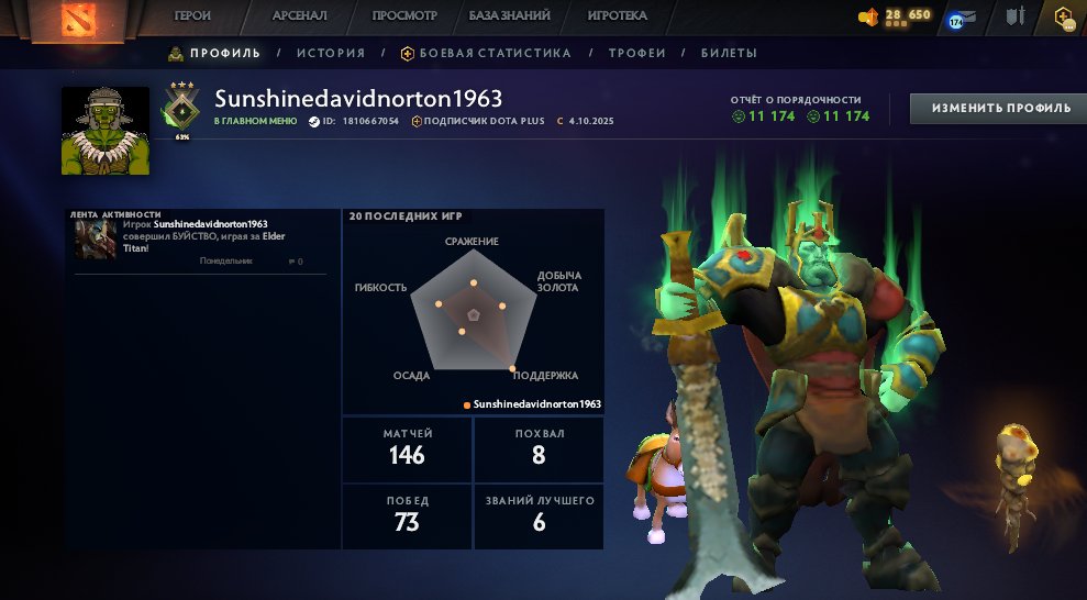 🏅 MMR 440 | 🕒 187 hours | 🛡 11174