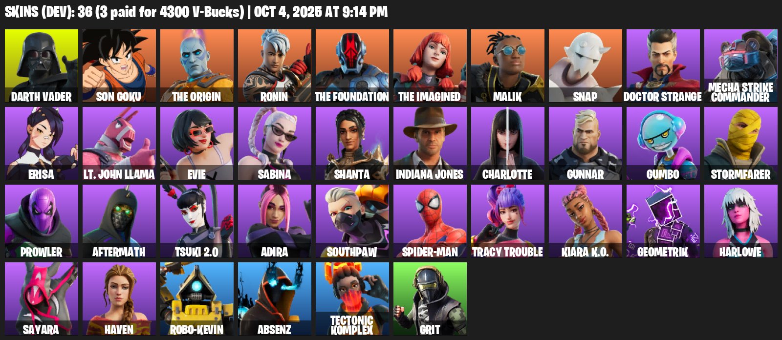 🎨 37 skins | 🌟 Fortnite account