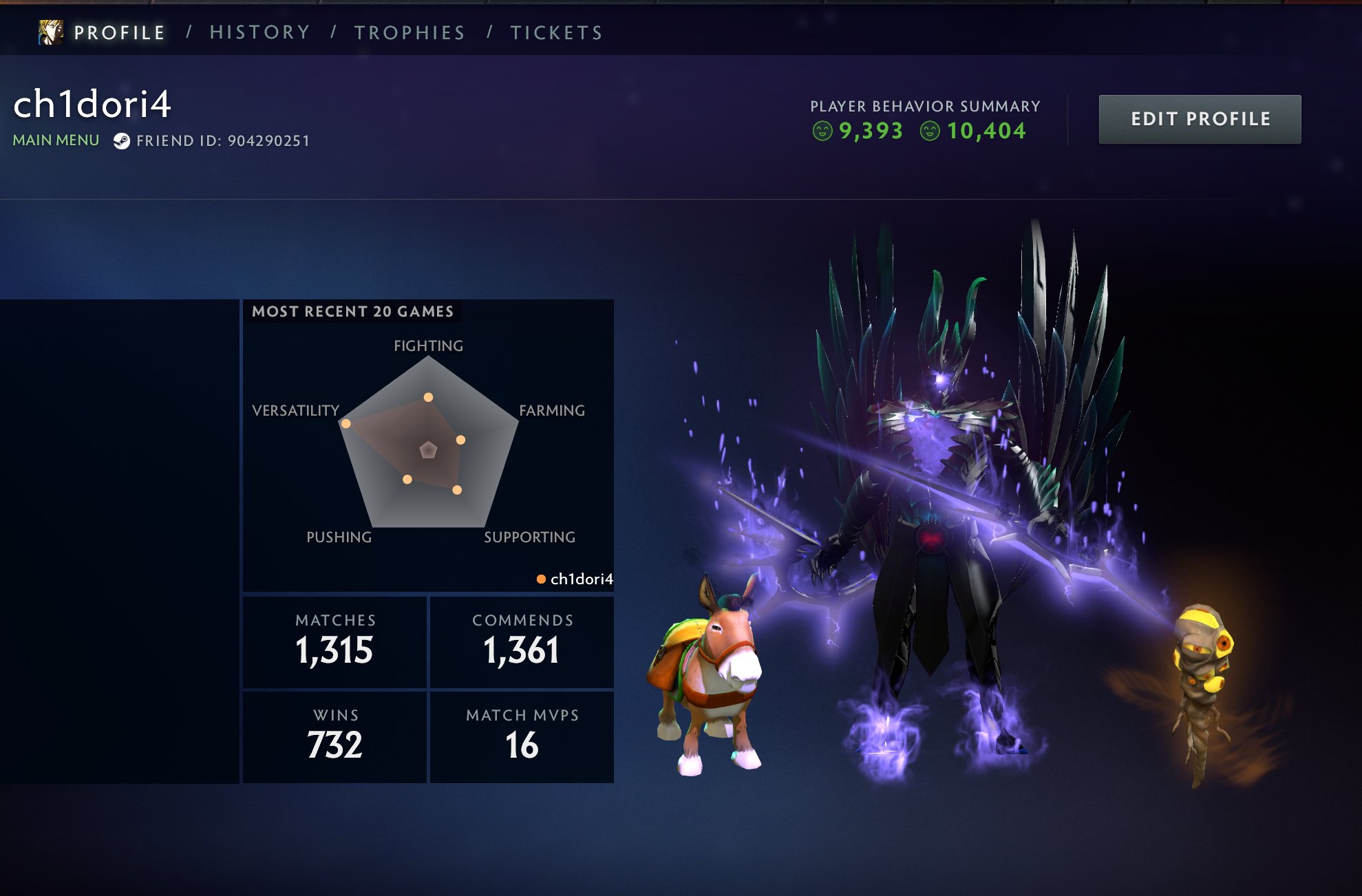 🏅 MMR 1800 | 🕒 1444 годин | 🛡 10000