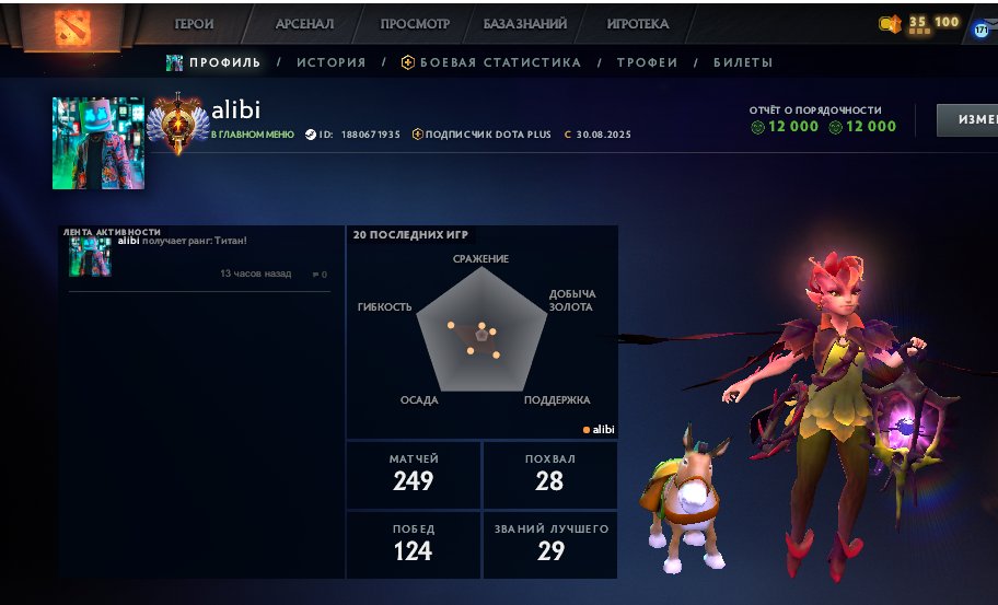 🏅 MMR 7846 | 🕒 186 hours | 🛡 11669