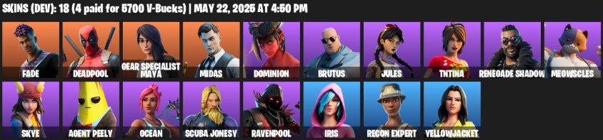 🎨 18 skins | 🌟 Fortnite account